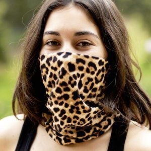 Face Tube Scarf Mask Cheetah